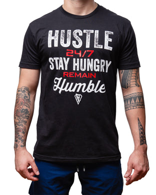 Hustle 24/7 - Black T Shirt