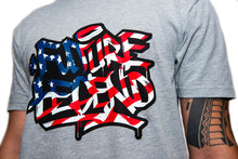 Graffiti American Flag Tee