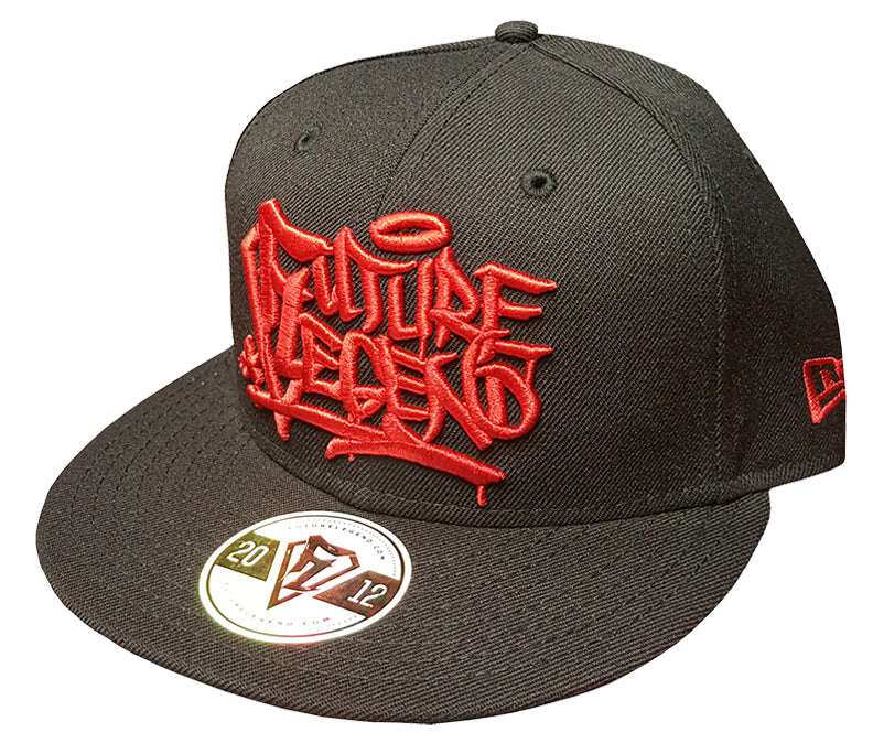 New Era Snapback Graffiti - Black/Red